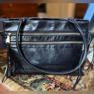 Hobo Shoulder Bag, Black